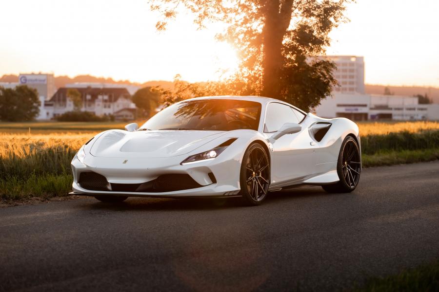  Ferrari F8 Tributo by Novitec Rosso on Vossen Wheels (NF9) 2020 года  (фото 1 из 14)